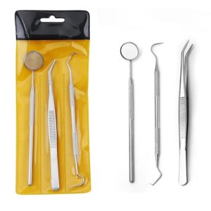 Stainless steel dental examination tools